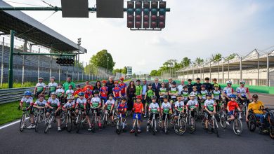 Autodromo di Monza ciclisti