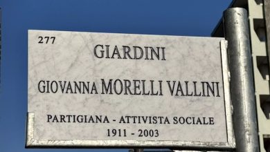 Giovanna Morelli Vallini giardini di largo Oreste Murani